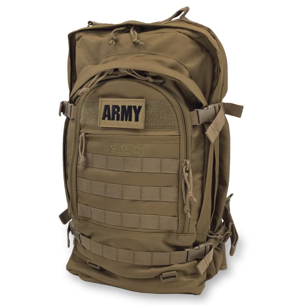 ARMY S.O.C. BUGOUT BAG (COYOTE BROWN) CB