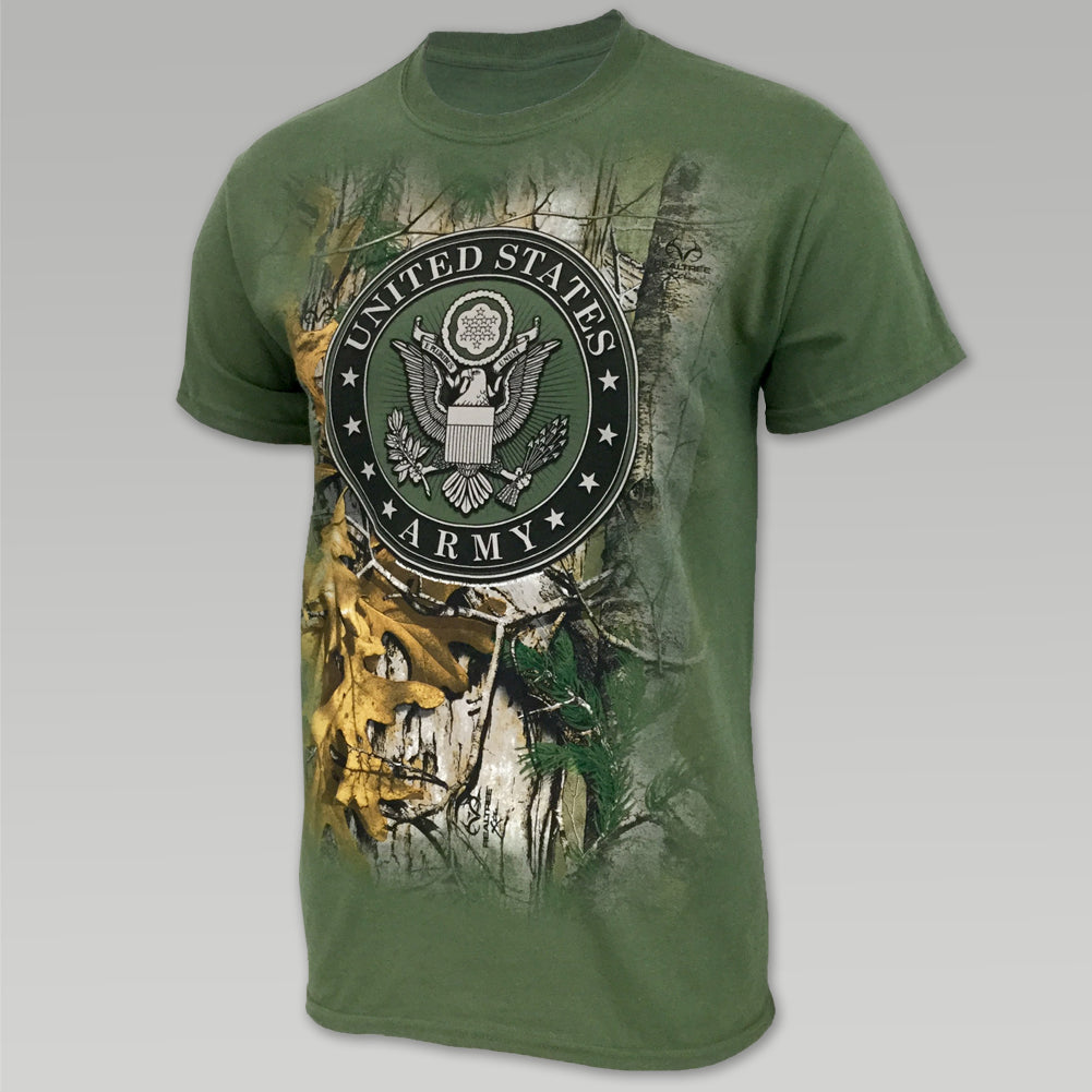 ARMY SEAL REALTREE CAMO T-SHIRT (GREEN)