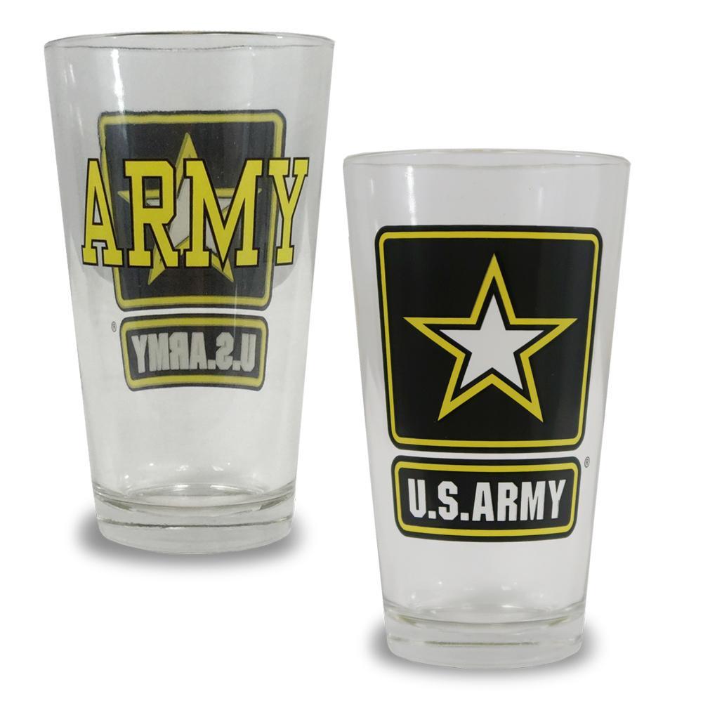 ARMY STAR 16OZ GLASS 2