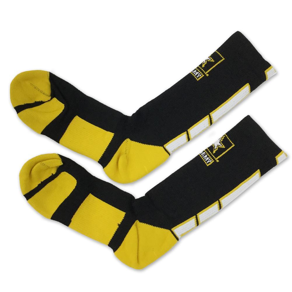 ARMY STAR CREW SOCKS (BLACK) 2