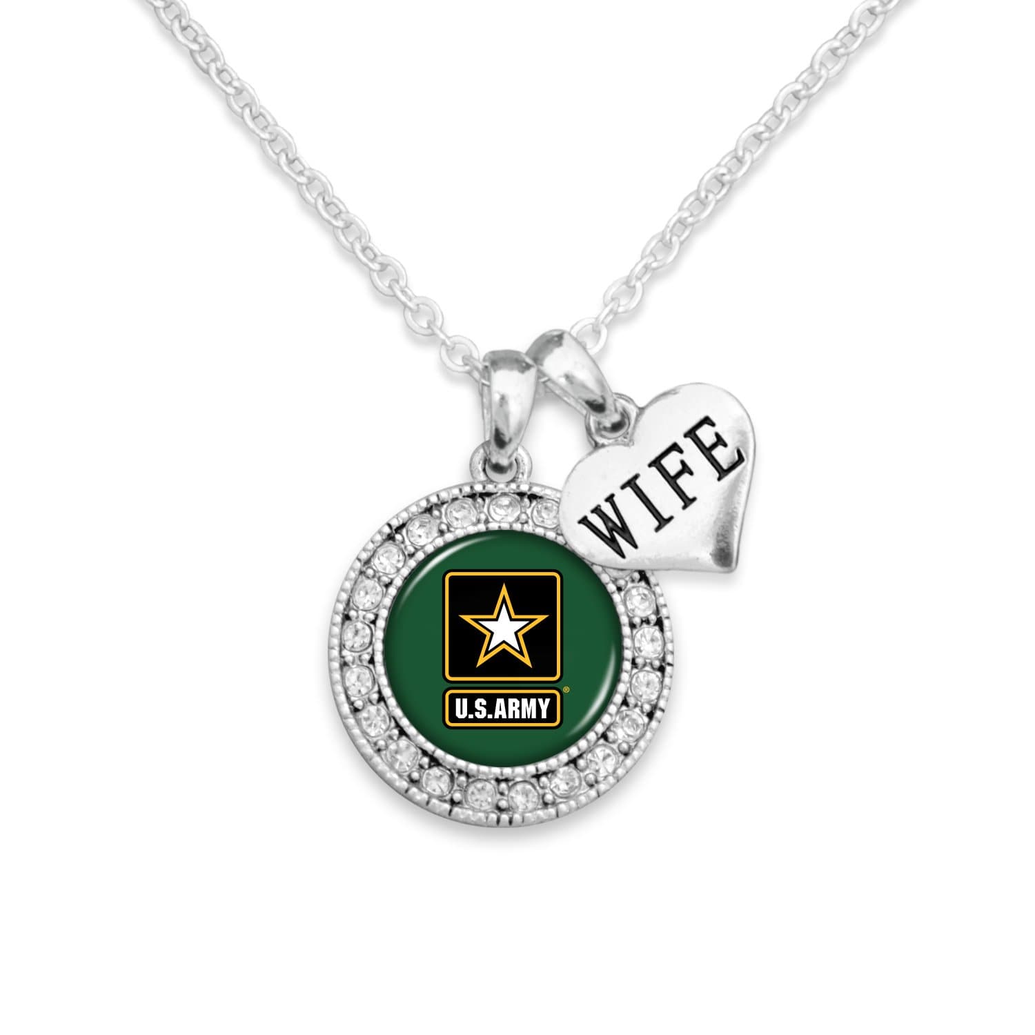 ARMY STAR CRYSTAL WIFE NECKLACE