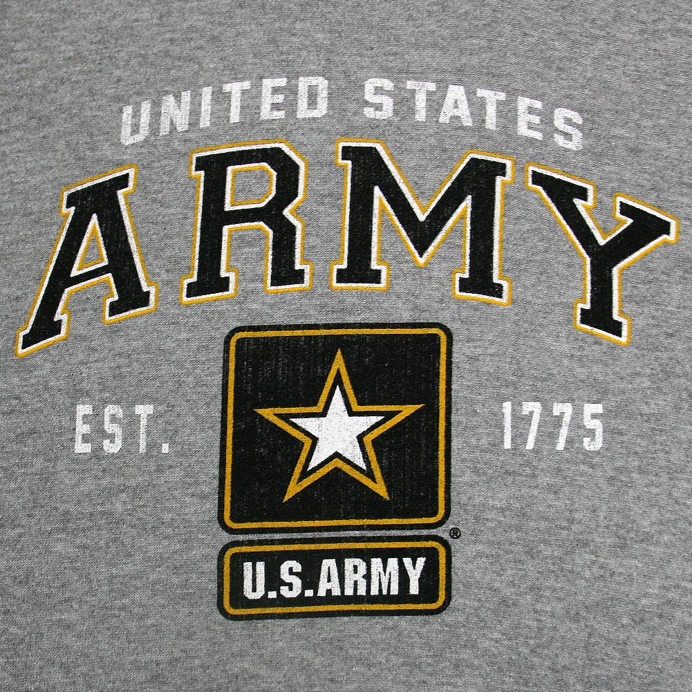 ARMY STAR EST. 1775 HOOD (GREY) 1