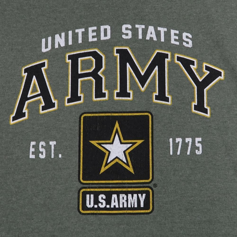 ARMY STAR EST. 1775 T-SHIRT (HEATHER MILITARY GREEN) 2