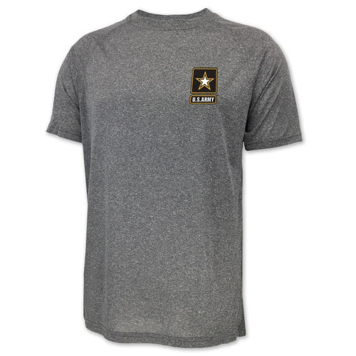 ARMY STAR LOGO PERFORMANCE T-SHIRT (GREY)