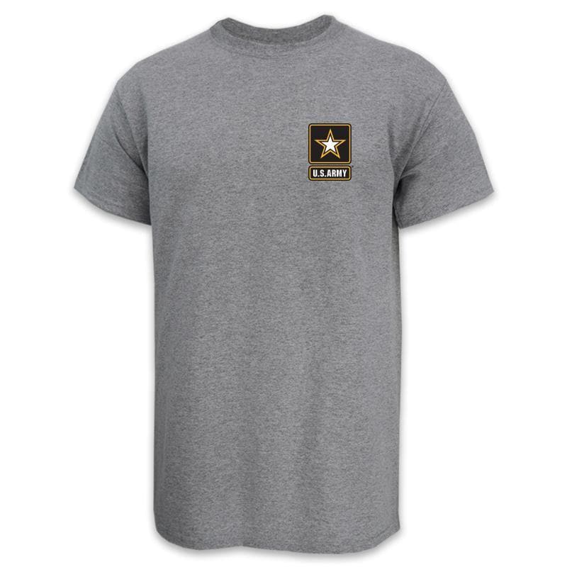 ARMY STAR LOGO T-SHIRT (GREY)