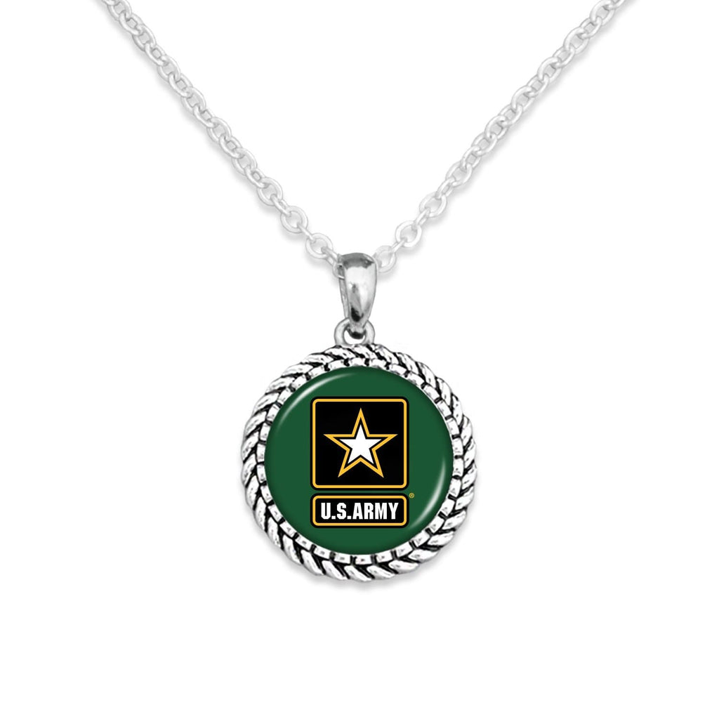 ARMY STAR ROPE EDGE NECKLACE