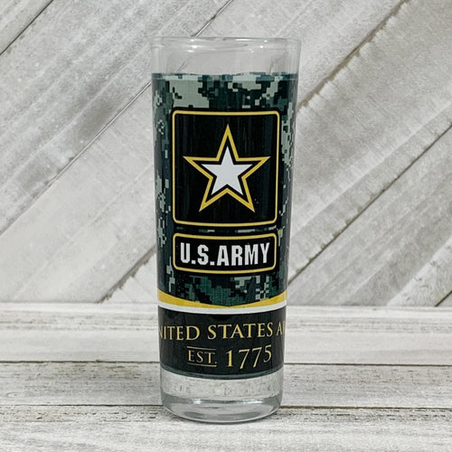 ARMY STAR SHOOTER SHOT GLASS (CAMO)