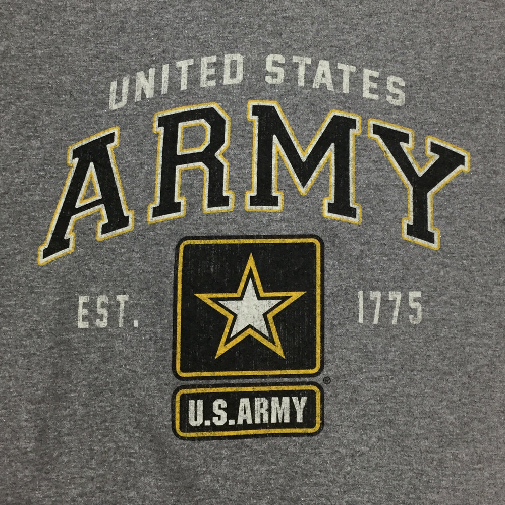 ARMY STAR EST. 1775 LONG SLEEVE T-SHIRT (GREY) 2