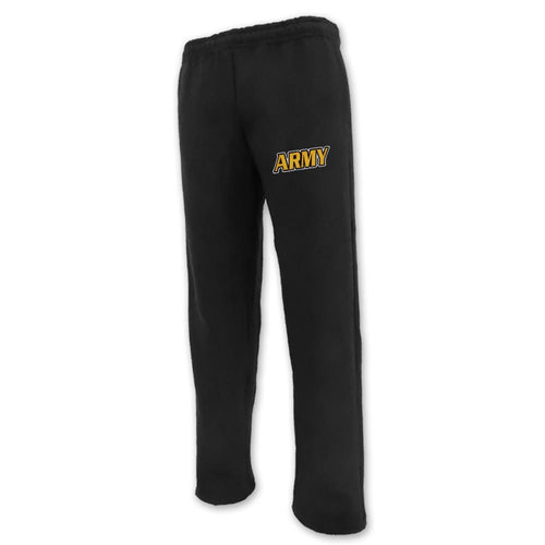 ARMY TWILL LOGO SWEATPANTS (BLACK)