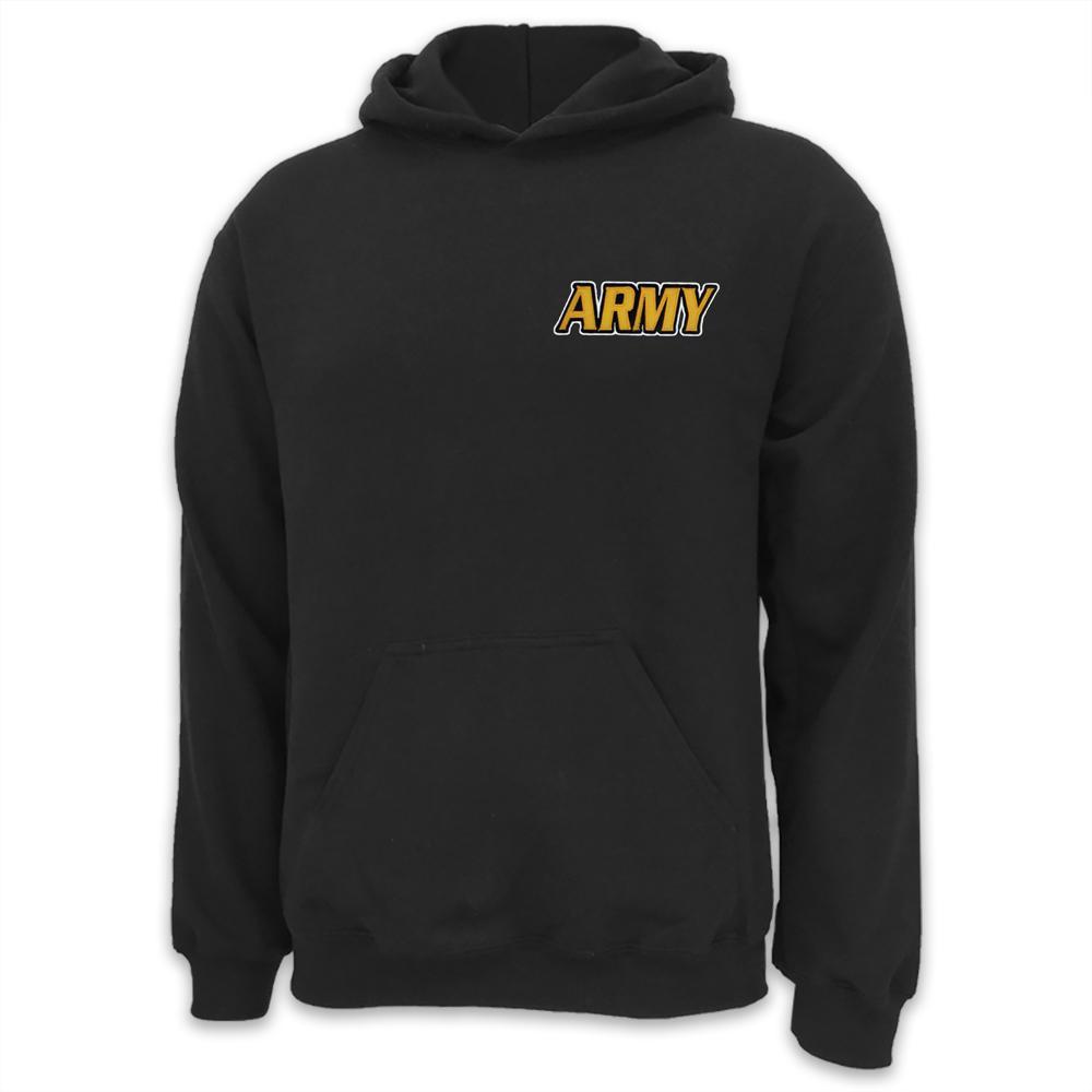 ARMY TWILL LOGO HOOD