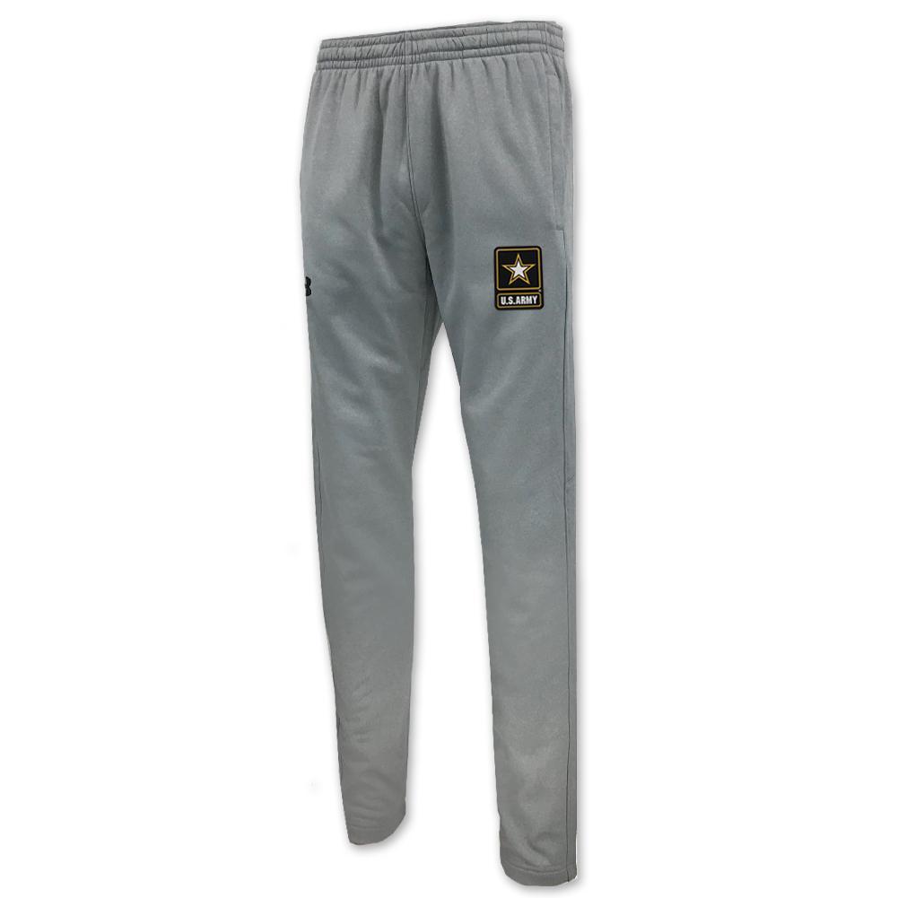 ARMY UNDER ARMOUR ARMOUR FLEECE PANT (GREY)