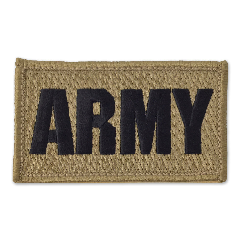 ARMY VELCRO PATCH (COYOTE BROWN)