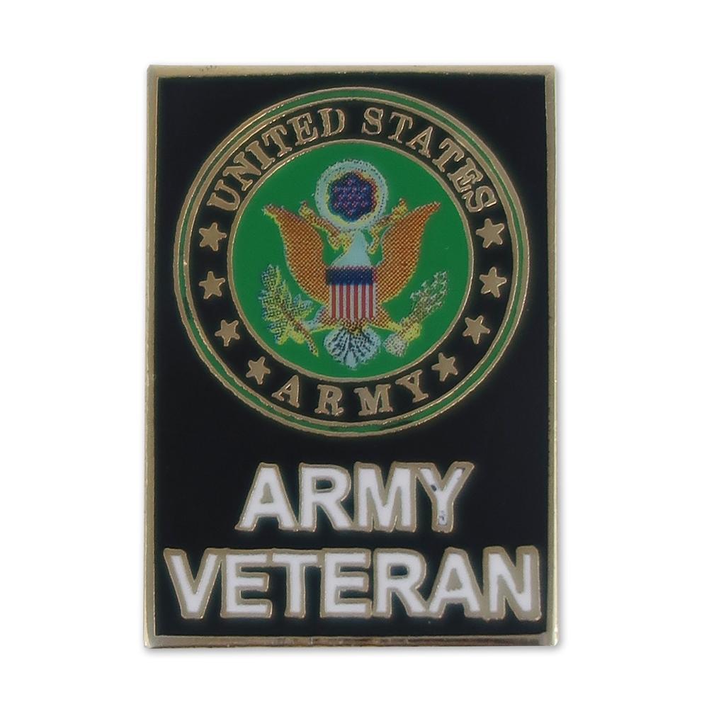 ARMY VETERAN SEAL LAPEL PIN