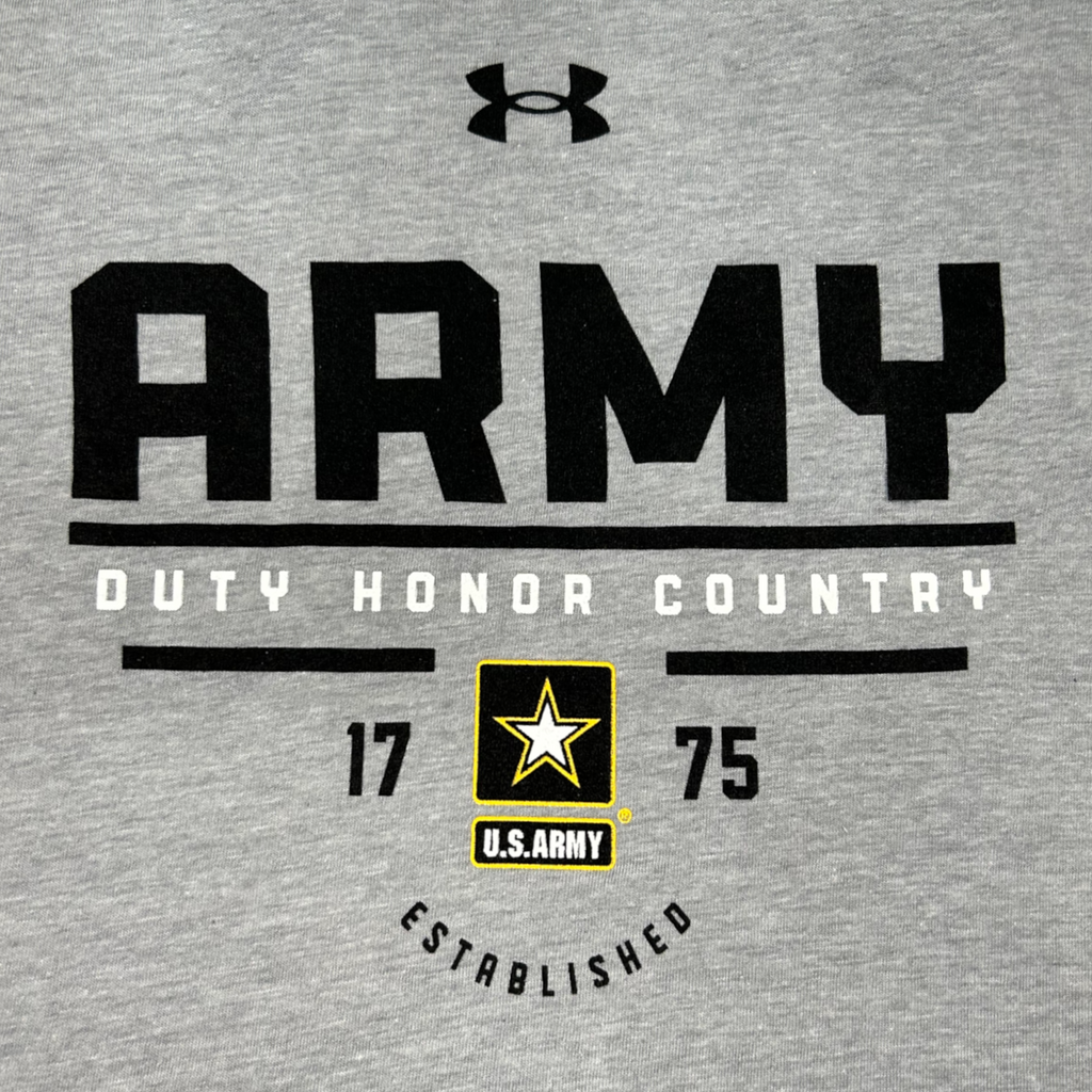 Army Under Armour Duty Honor Country T-Shirt (Steel Heather)