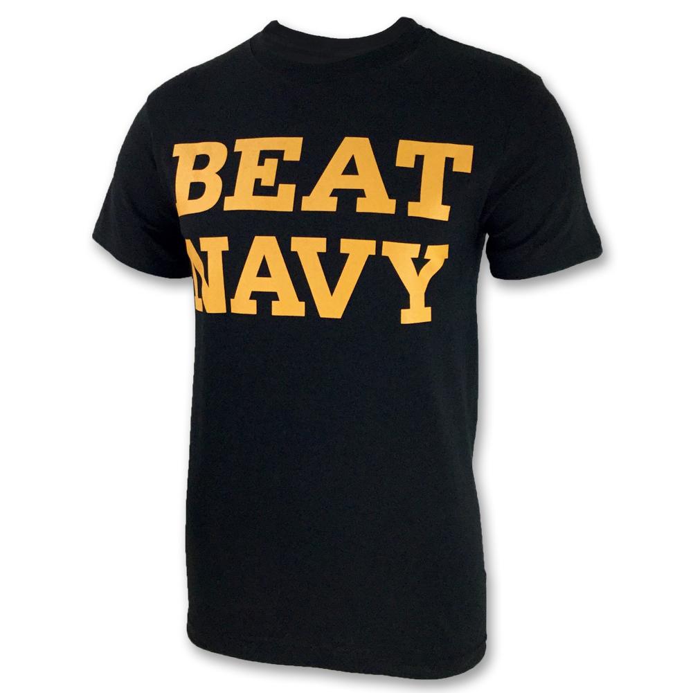 BEAT NAVY T-SHIRT (BLACK/GOLD)