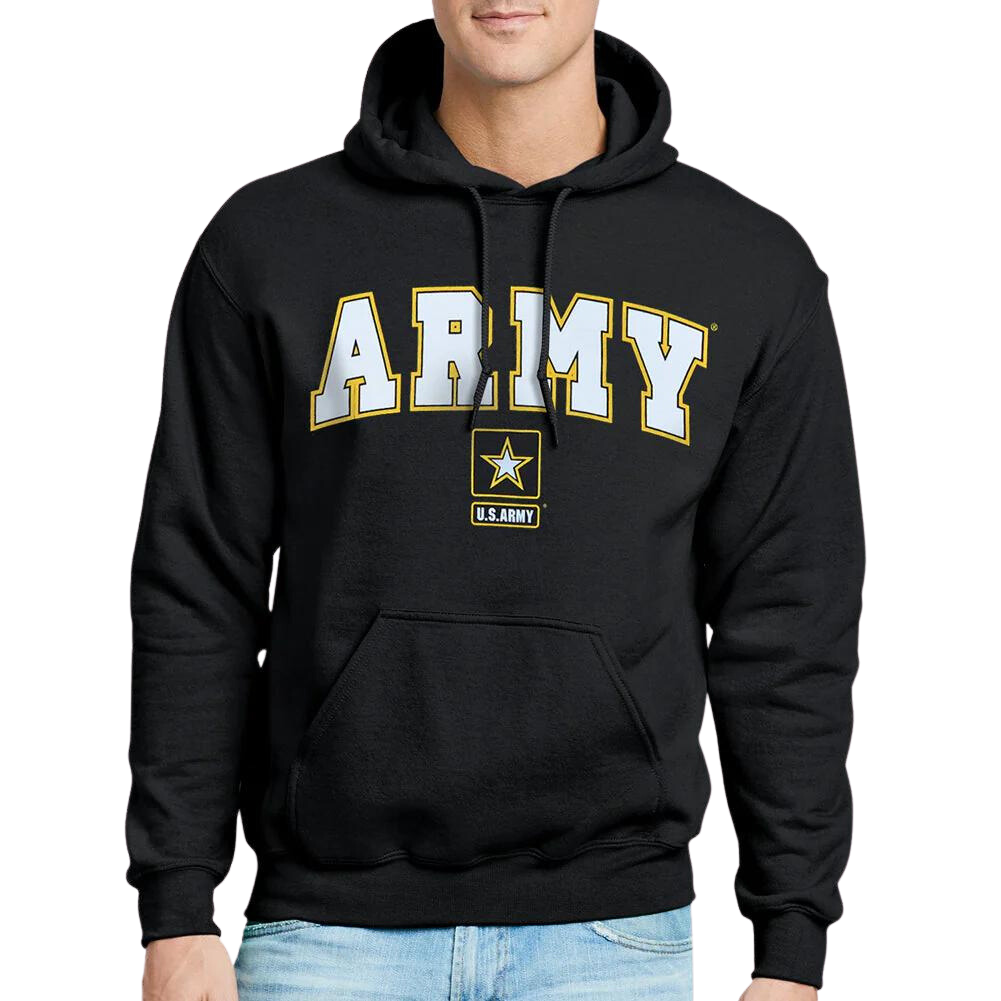 Army Arch Star Hood (Black)