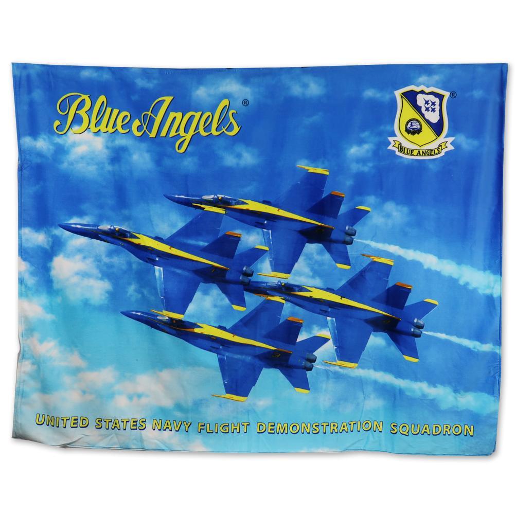 BLUE ANGELS BEACH BLANKET (58"X74") 1