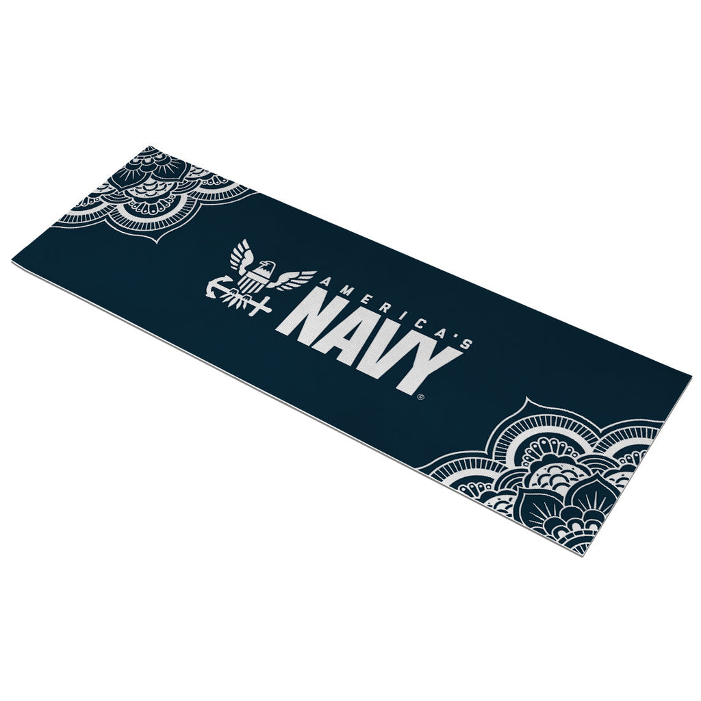 U.S. Navy Color Design Yoga Mat