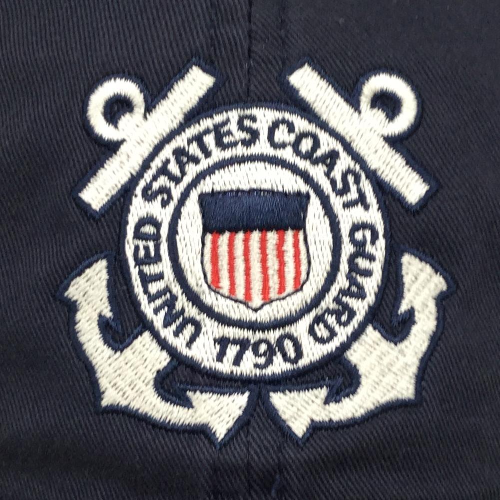 COAST GUARD SEAL VETERAN TWILL HAT (NAVY) 2