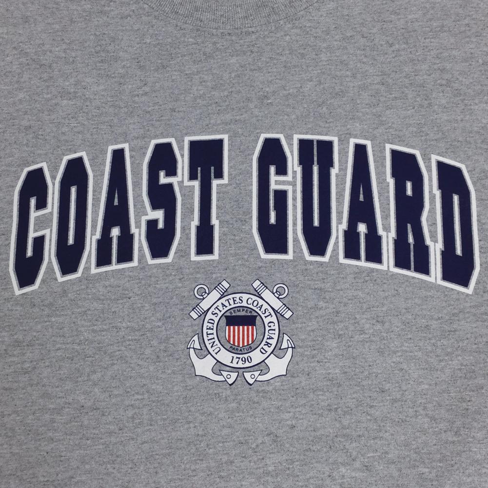 COAST GUARD ARCH SEAL T-SHIRT (GREY) 1