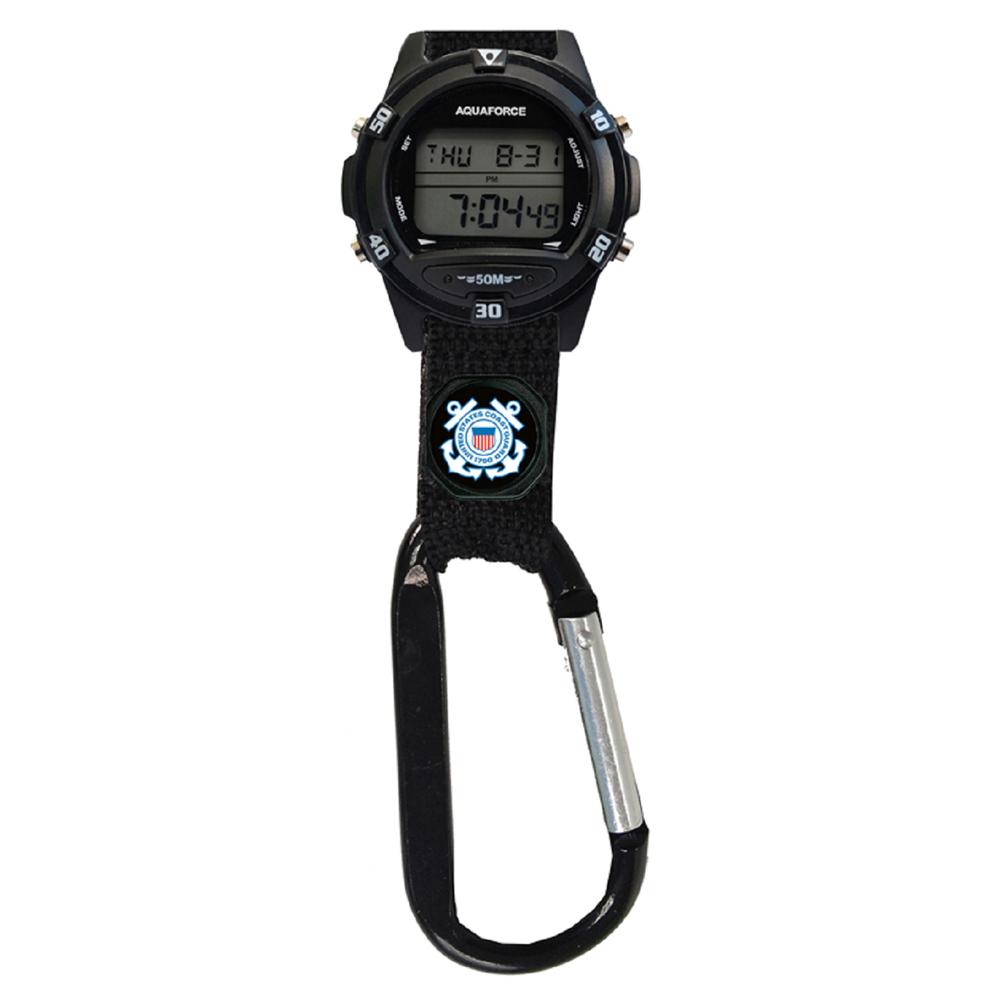 COAST GUARD DIGITAL CARABINER WATCH (BLACK) 1