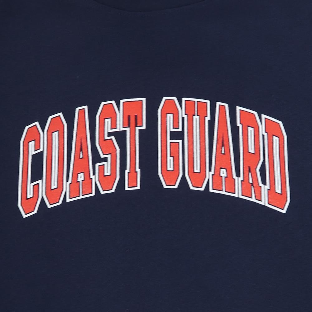 COAST GUARD LADIES ARCH V-NECK T-SHIRT (NAVY)