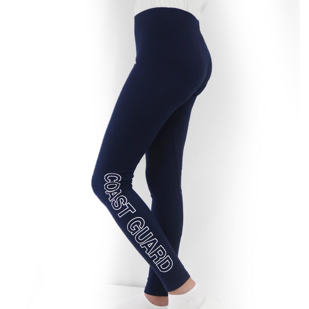 COAST GUARD LADIES LOVE 'EM LONGER LEGGINGS (NAVY) 3