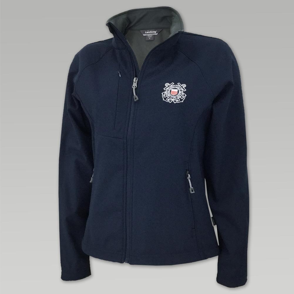 COAST GUARD LADIES SOFT SHELL JACKET