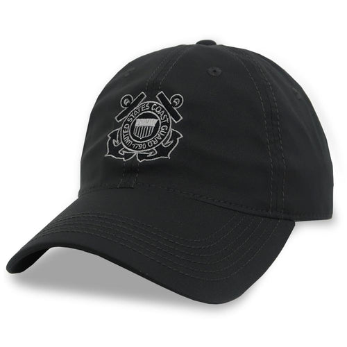 COAST GUARD SEAL COOL FIT PERFORMANCE HAT (DARK GREY) 2