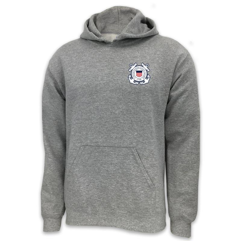 COAST GUARD SEAL HOOD (GREY)