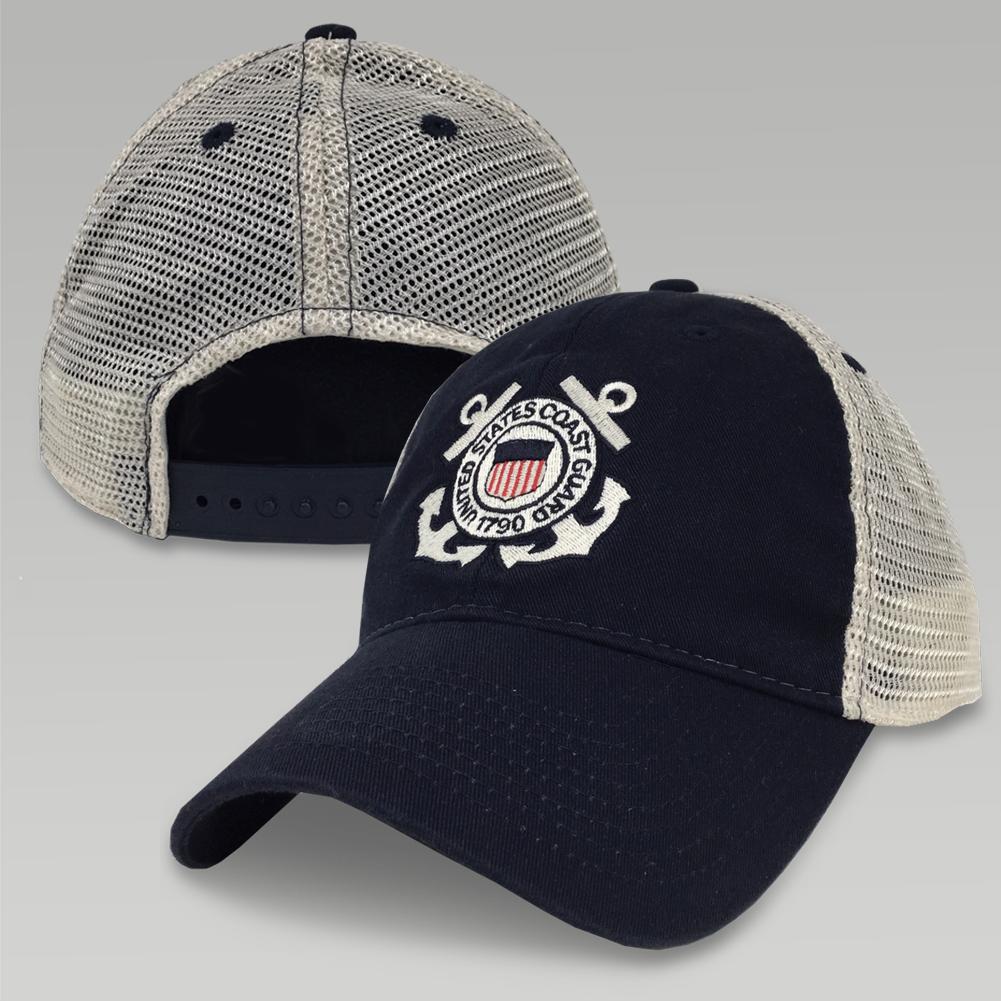 COAST GUARD SEAL TRUCKER HAT (NAVY) 3