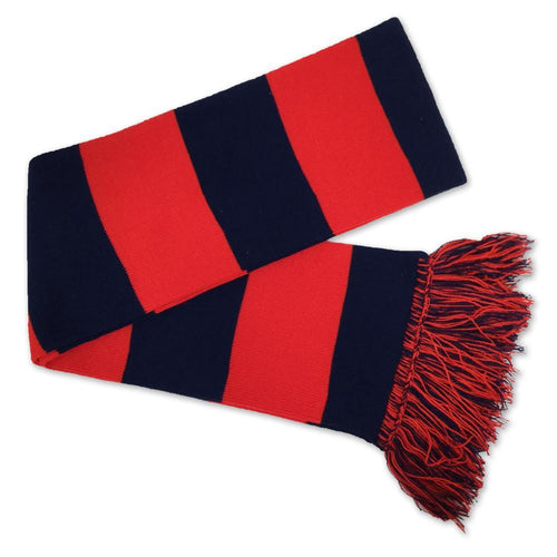 COAST GUARD STRIPE SCARF (NAVY/RED) 1