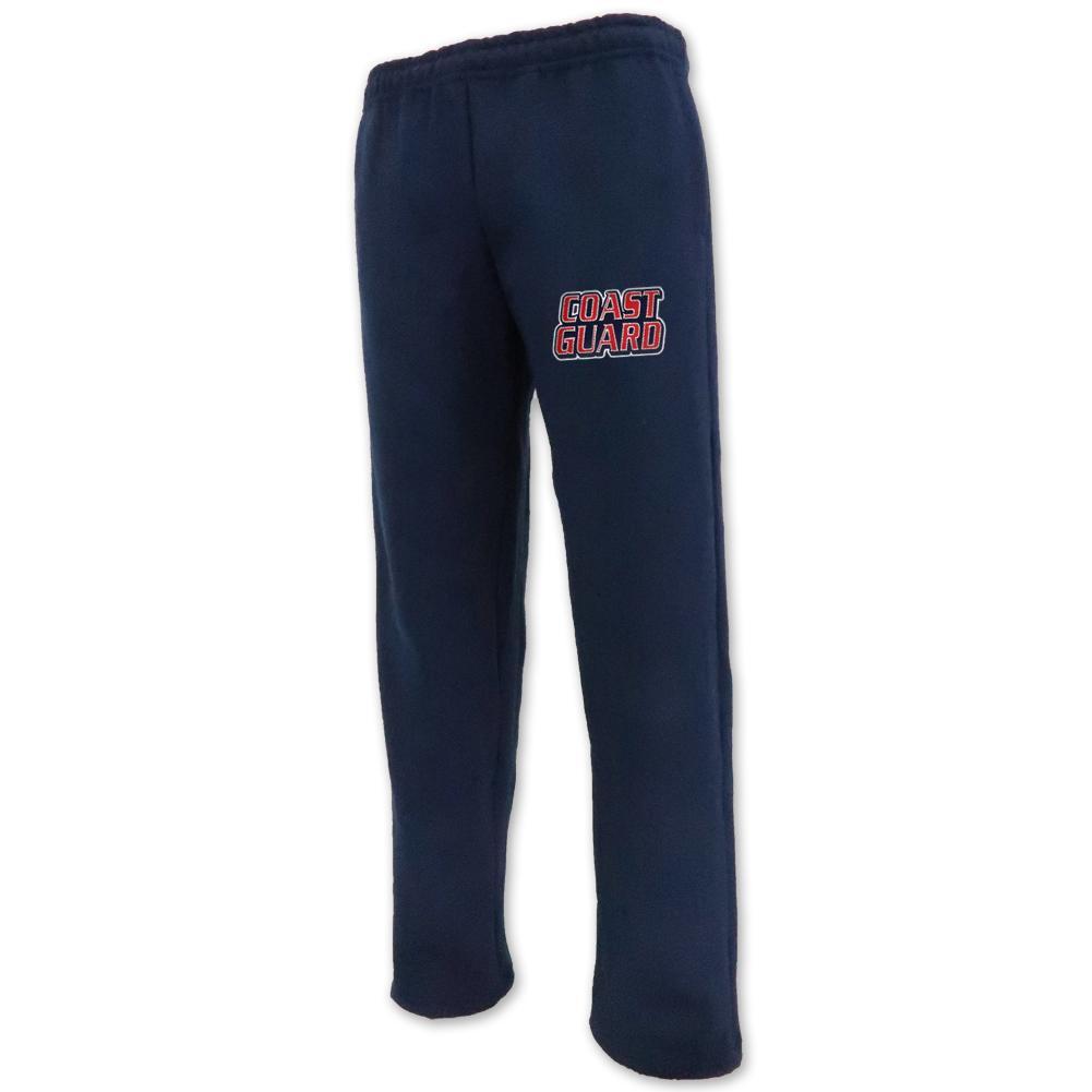 COAST GUARD TWILL LOGO SWEATPANTS (NAVY)