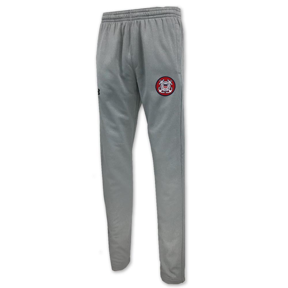 COAST GUARD UNDER ARMOUR ARMOUR FLEECE PANT (GREY)