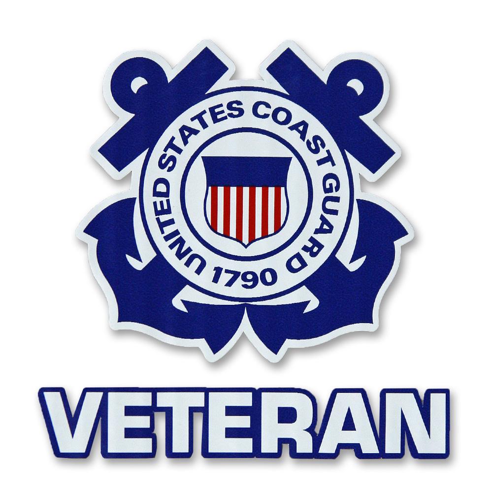 COAST GUARD VETERAN DECAL 1