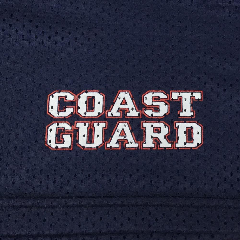 COAST GUARD ATHLETIC POCKET MESH SHORTS (NAVY) 2