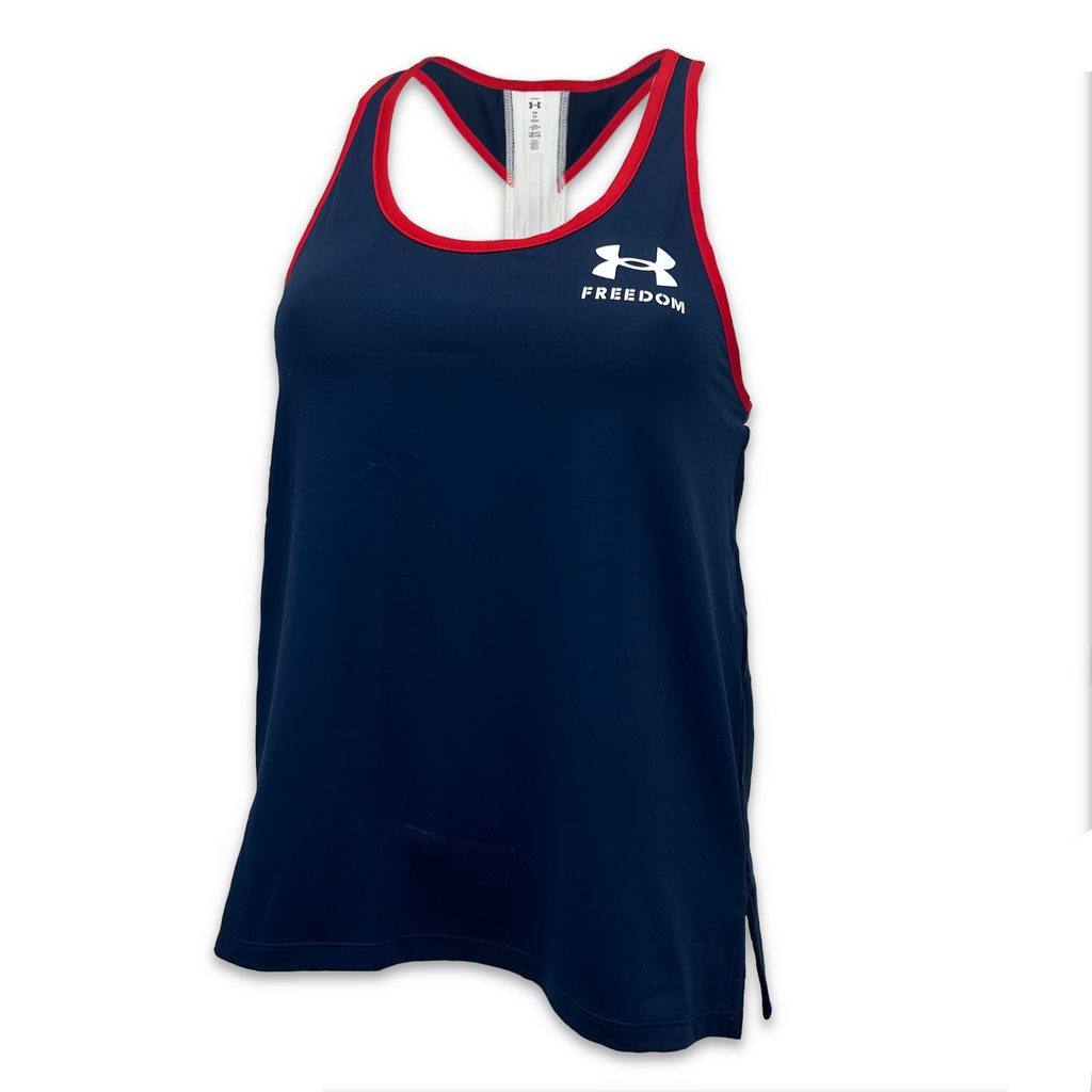 Under Armour Ladies Freedom Knockout Tank (Navy)