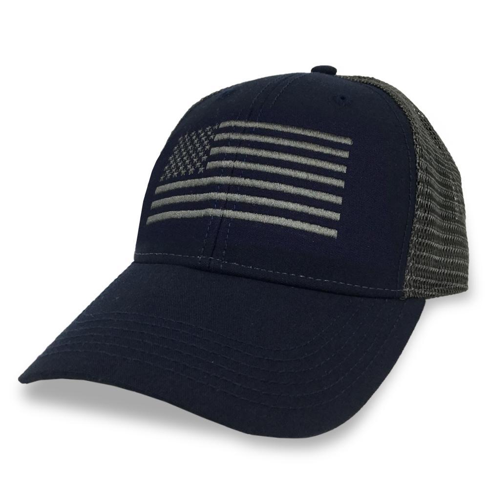 FLAG LO PRO SNAPBACK TRUCKER HAT (NAVY) 5