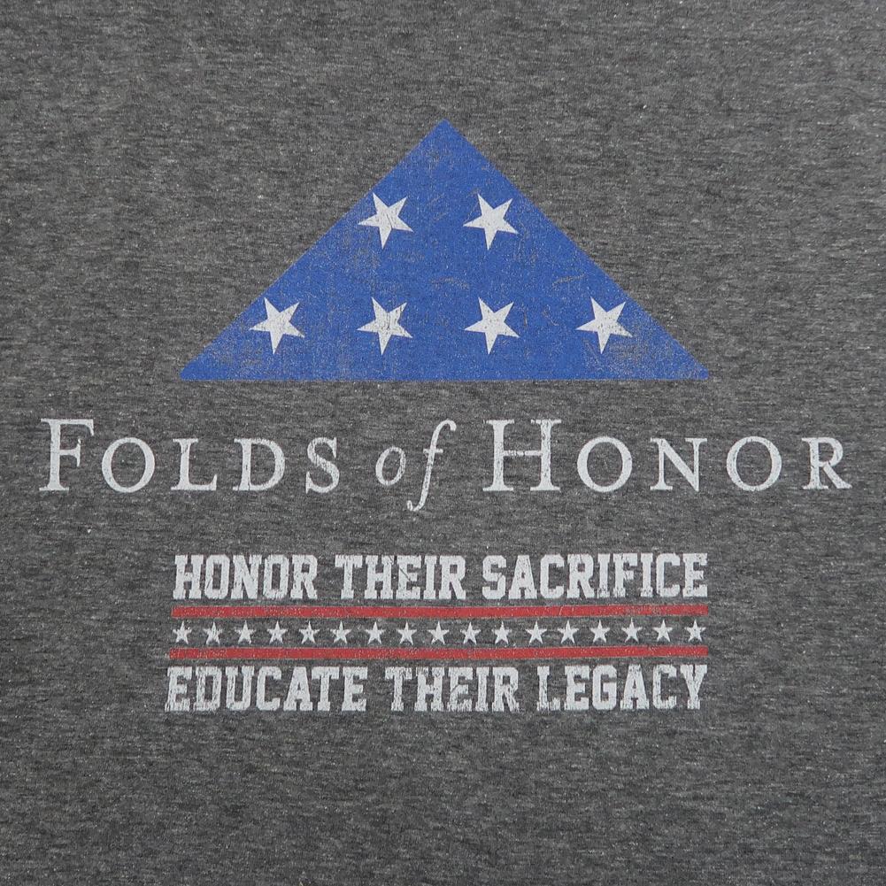 FOLDS OF HONOR FLAG LONG SLEEVE POCKET T-SHIRT (GREY) 4