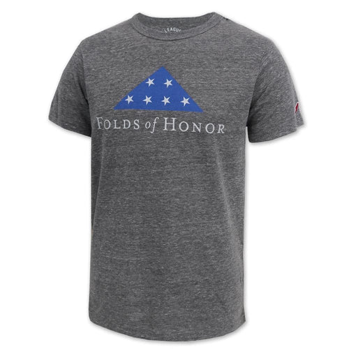 FOLDS OF HONOR TRI-BLEND T-SHIRT (HEATHER GREY) 1