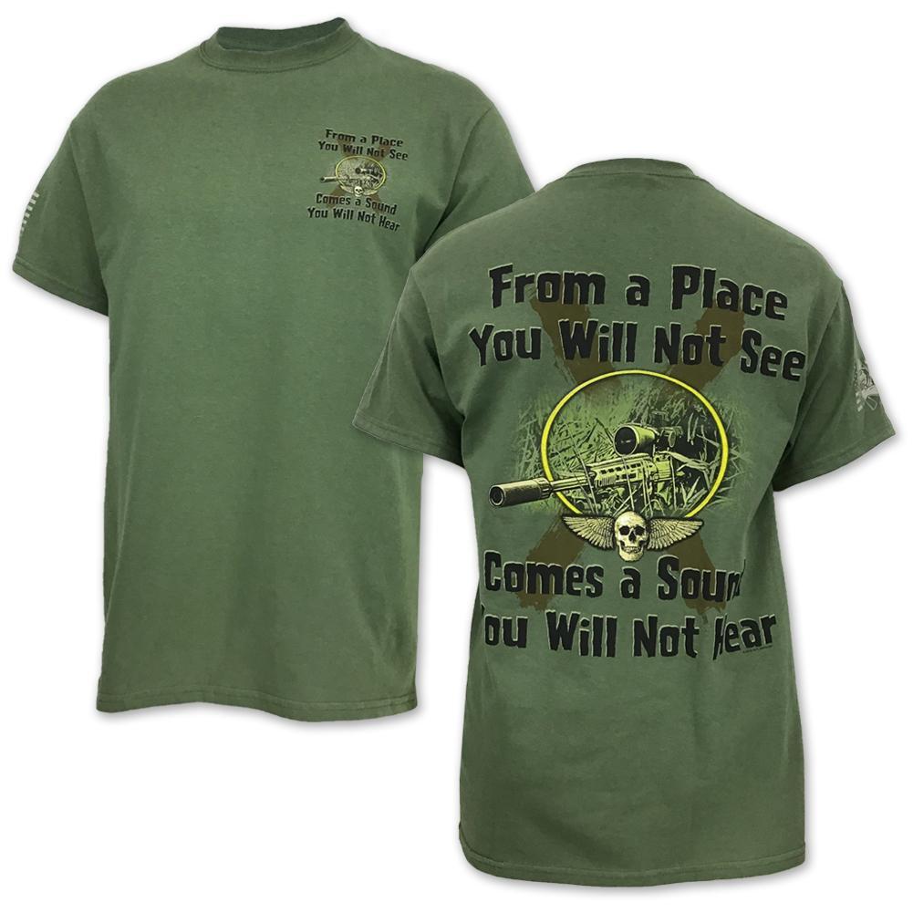 FROM A PLACE YOU WILL NOT SEE T-SHIRT (OD GREEN) 3