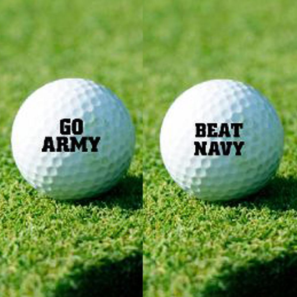 GO ARMY BEAT NAVY GOLF BALL