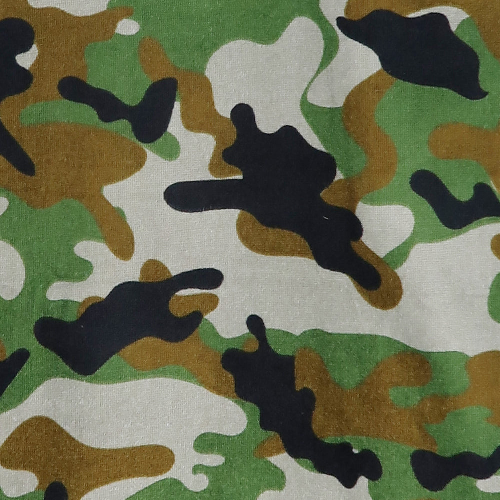 GREEN CAMOUFLAGE BEACH TOWEL (30