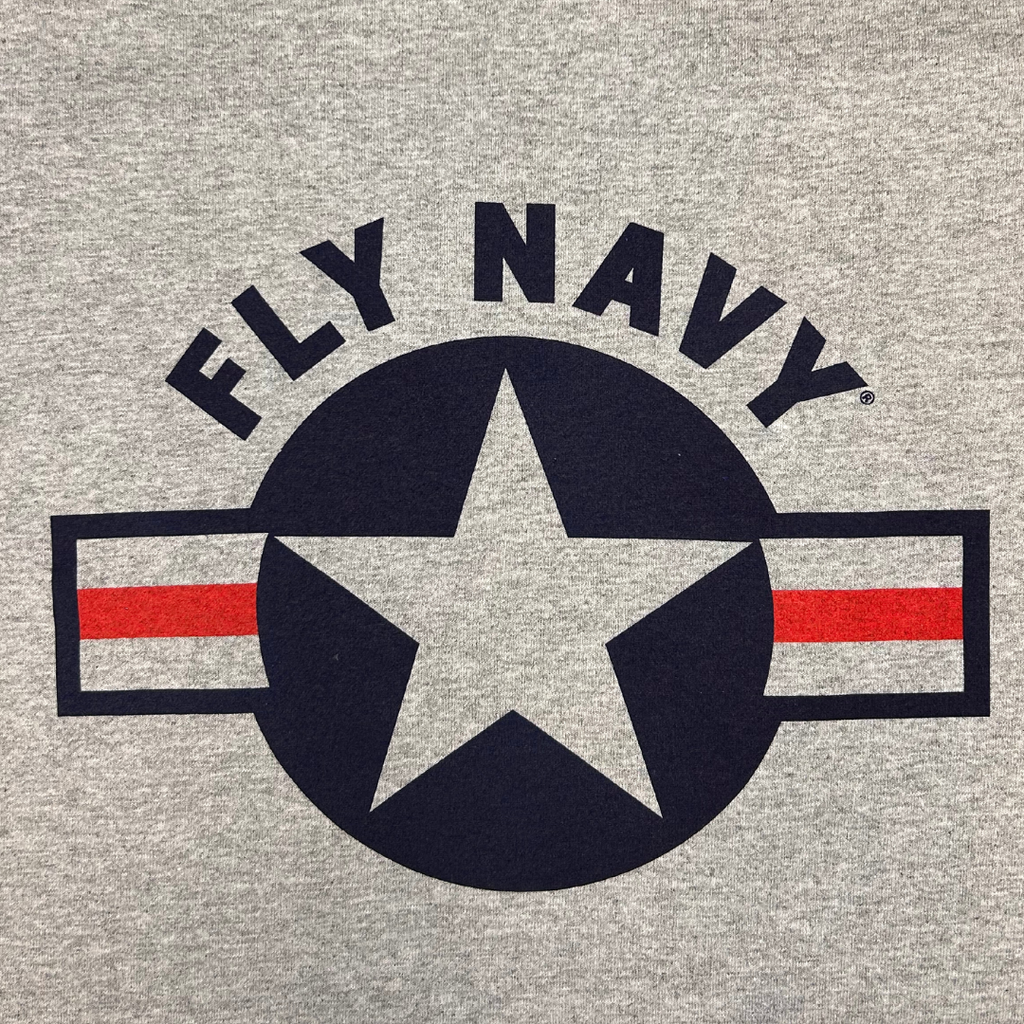 Navy Fly Navy T-Shirt (Grey)