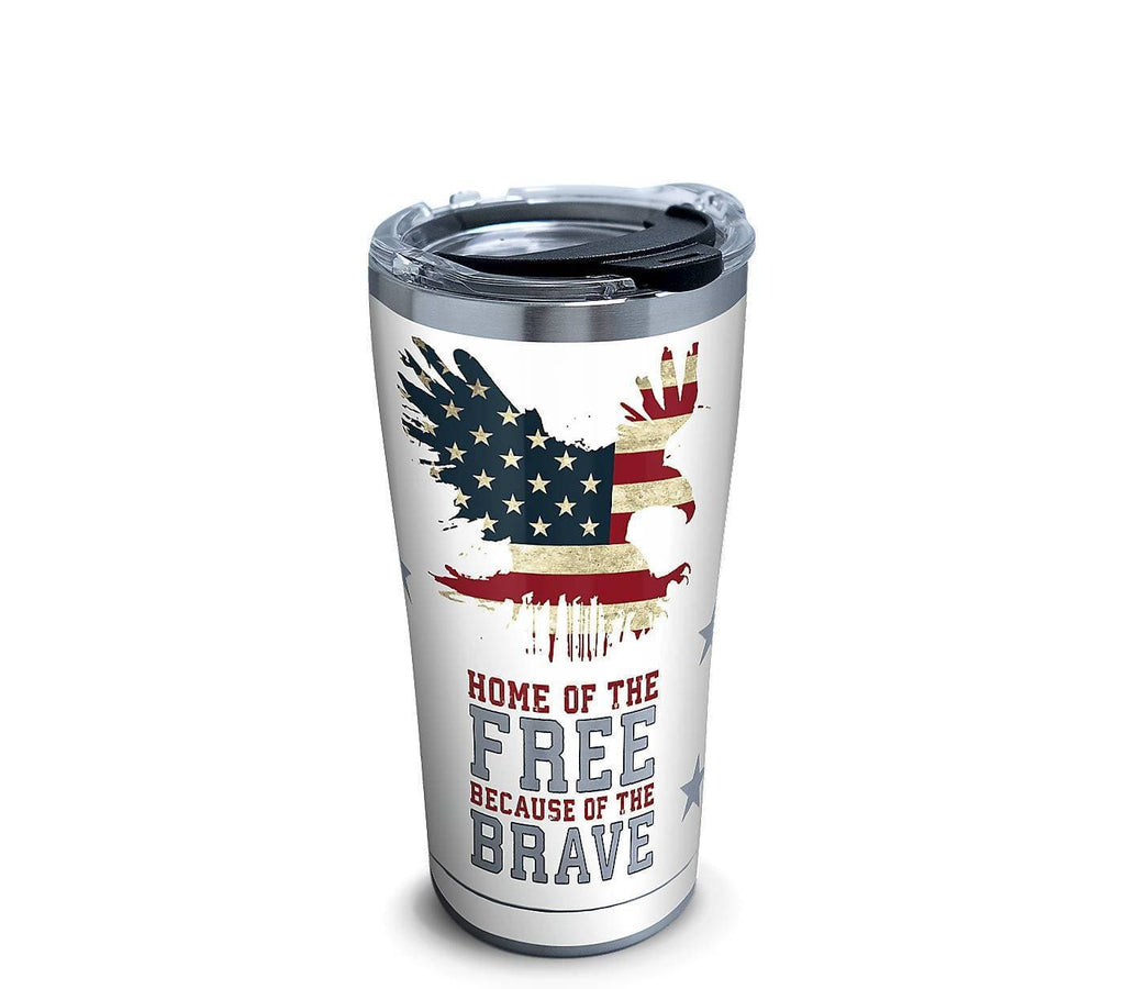 HOME OF THE FREE 20OZ STAINLESS STEEL TUMBLER