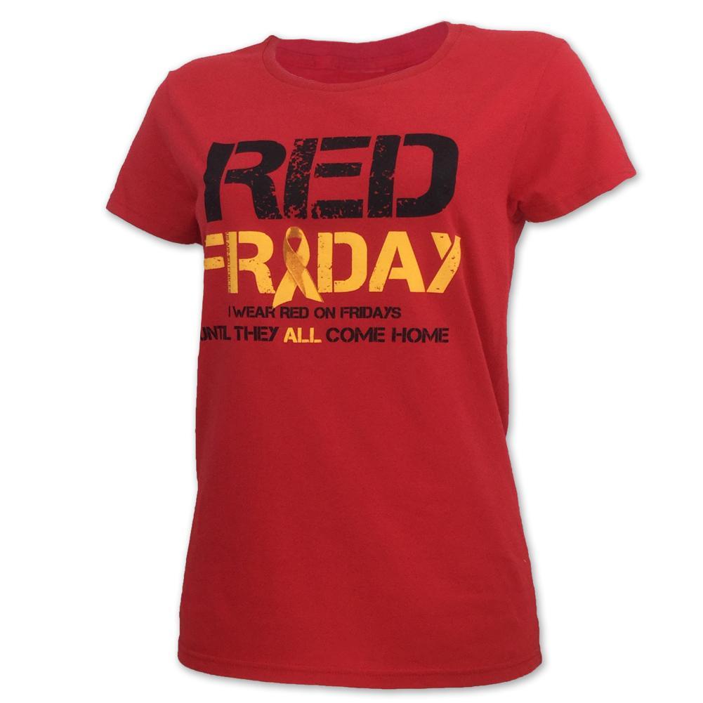 LADIES RED SHIRT FRIDAY TSHIRT 2