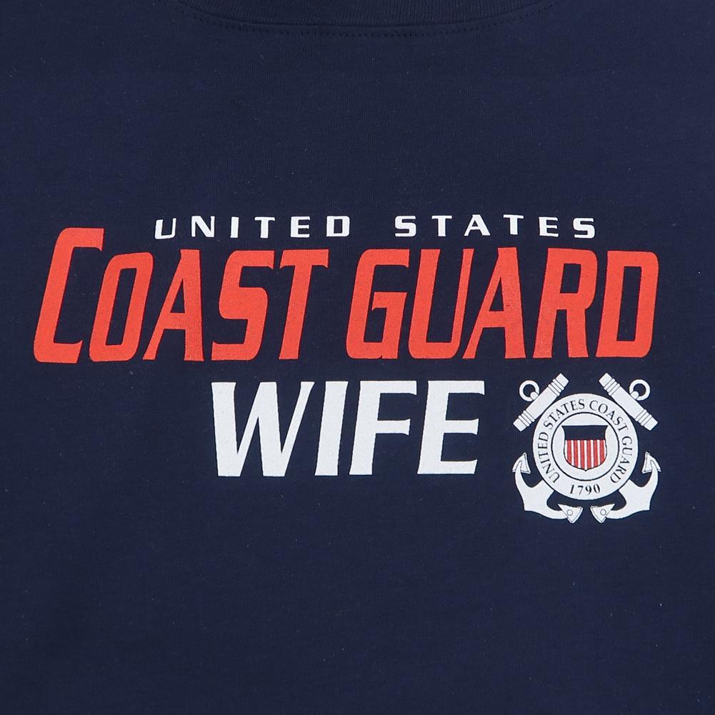 Ladies United States Coast Guard Tank (Navy)