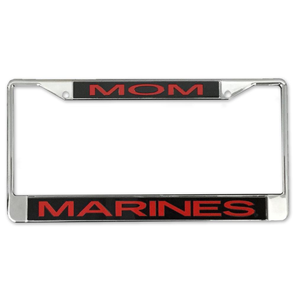 MARINE MOM LICENSE PLATE FRAME 3