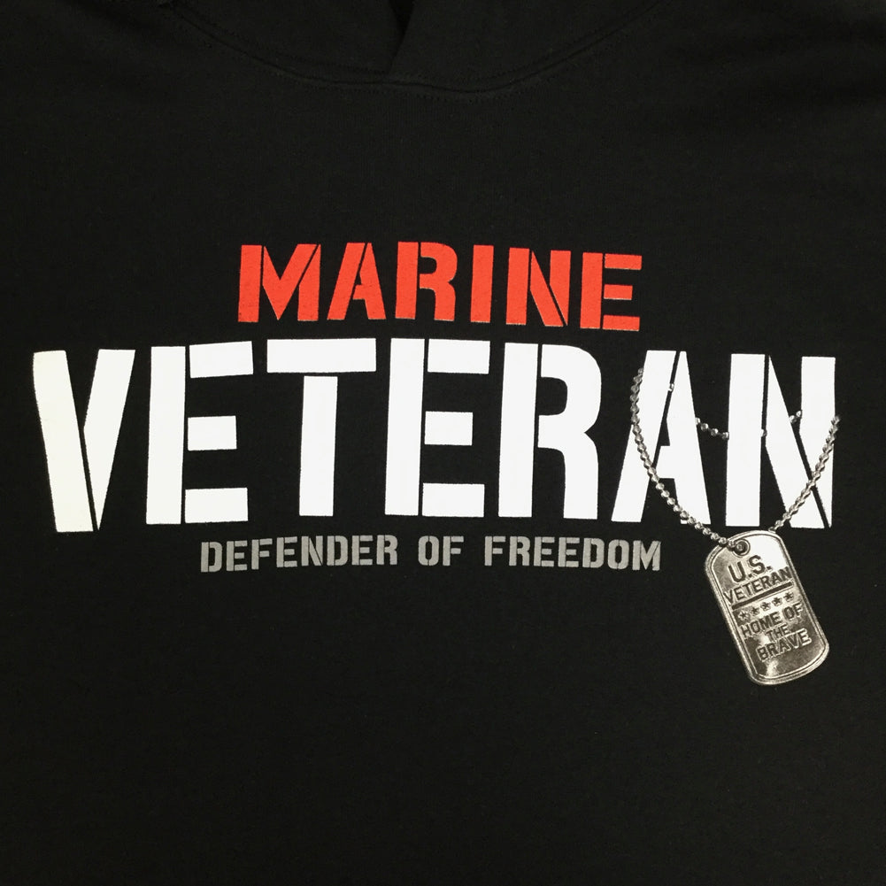 MARINE VETERAN DEFENDER HOOD (BLACK) 1