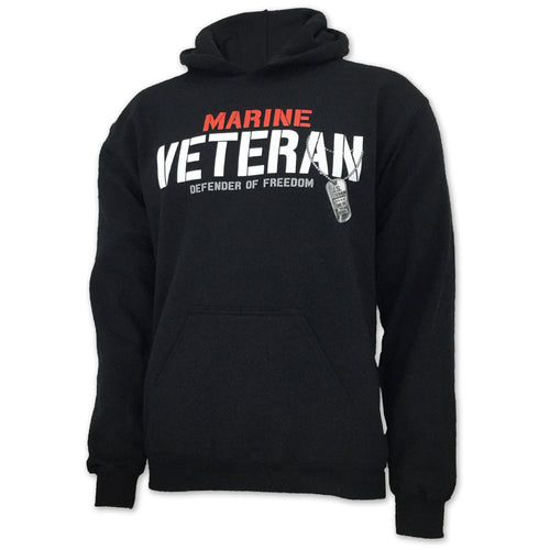 MARINE VETERAN DEFENDER HOOD (BLACK)